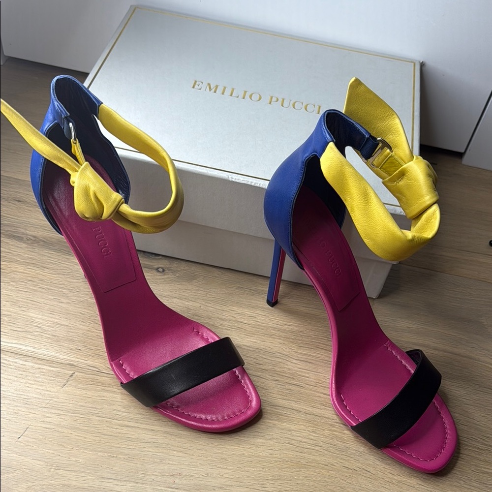 Emilio Pucci Women's colorblock Heels 40 10